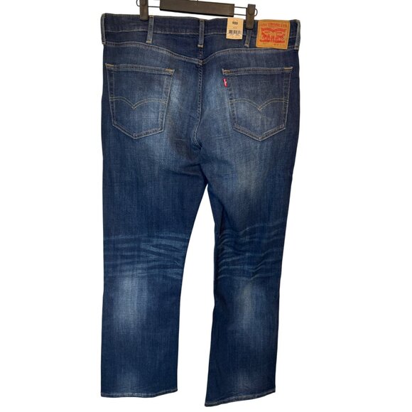 NWT Levis Mens 527 W40 L32 Dark Wash Slim Bootcut Jeans - Picture 7 of 15